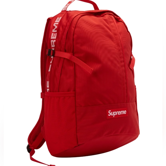 RARE Supreme Backpack SS18B7 Red Authentic NWOT